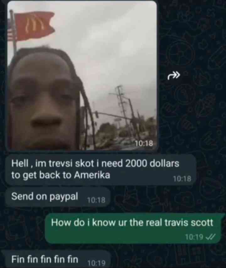 Egbon adugbo don clone Travis Scott 😂😂💔 - MirrorLog